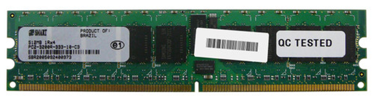 SBR2005092400973 | Smart Modular | 512MB PC2-3200 DDR2-400MHz ECC Registered CL3 240-Pin DIMM Single Rank Memory Module SBR2005092400973 | Smart Modular | 512MB PC2-3200 DDR2-400MHz ECC Registered CL3 240-Pin DIMM Single Rank Memory Module