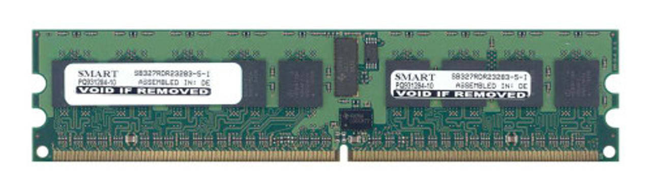 SB327RDR23283-5-I | Smart Modular | 256MB PC2-3200 DDR2-400MHz ECC Registered CL3 240-Pin DIMM Single Rank Memory Module