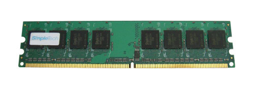 S512R3EM2QK-I | SimpleTech | 512MB PC2-4200 DDR2-533MHz ECC Unbuffered CL4 240-Pin DIMM Memory Module