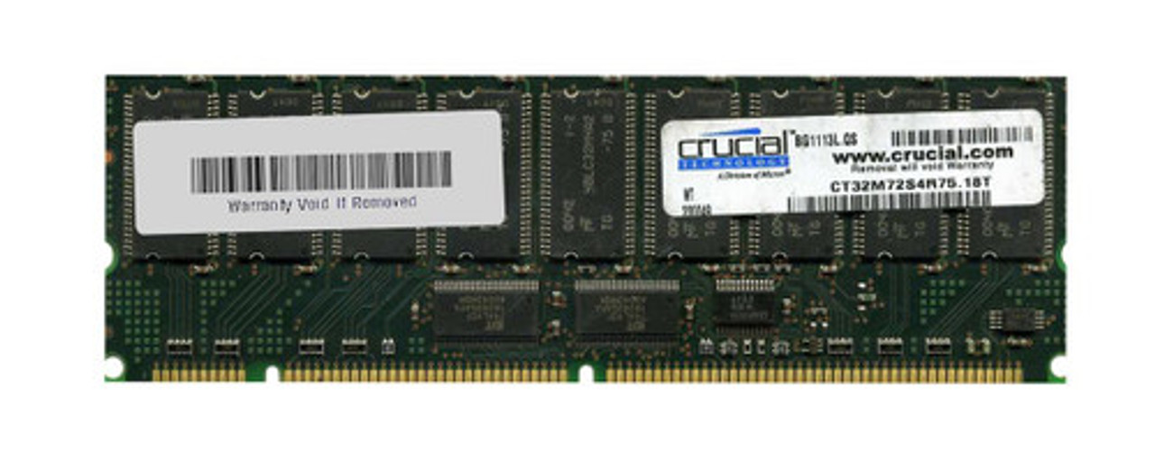 NECPC-151041-PE | Edge Memory | 256MB PC133 133MHz ECC Registered CL3 168-Pin DIMM Memory Module