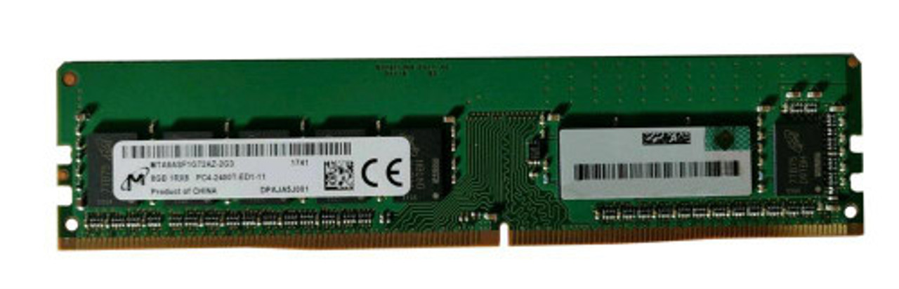 MTA9ASF1G72PZ-2G3B1L | Micron | 8GB PC4-19200 DDR4-2400MHz Registered ECC CL17 288-Pin DIMM 1.2V Single Rank Memory Module