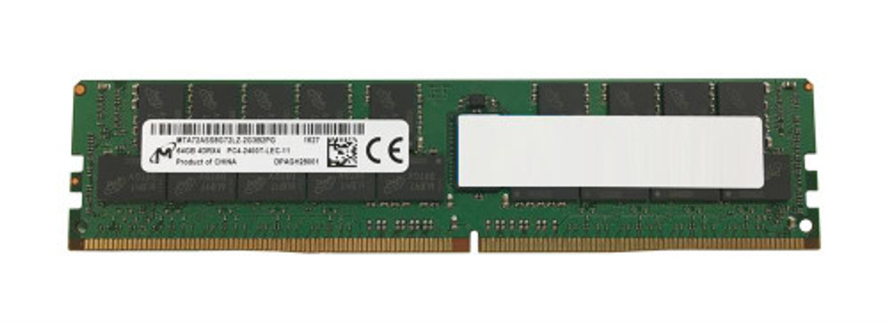MTA72ASS8G72LZ-2G3 | Micron | 64GB PC4-19200 DDR4-2400MHz Registered ECC CL17 288-Pin Load Reduced DIMM 1.2V Quad Rank Memory Module