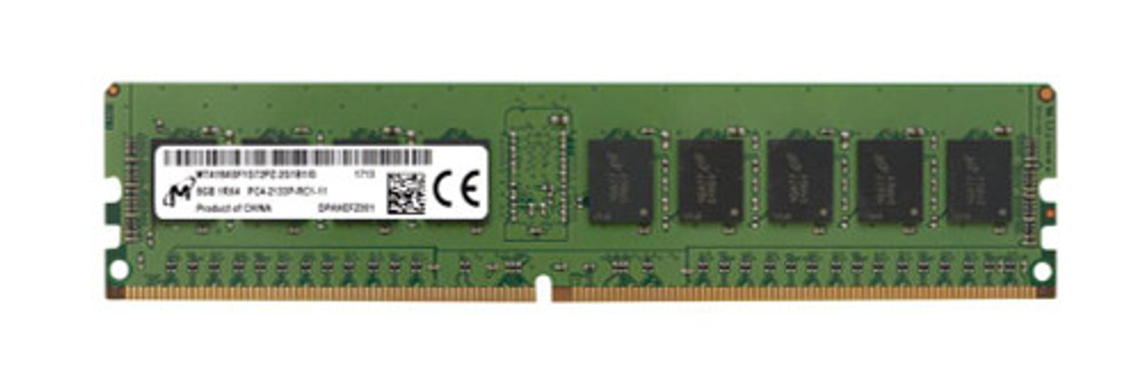 MTA18ASF1G72PZ-2G1B1 | Micron | 8GB PC4-17000 DDR4-2133MHz Registered ECC CL15 288-Pin DIMM 1.2V Single Rank Memory Module