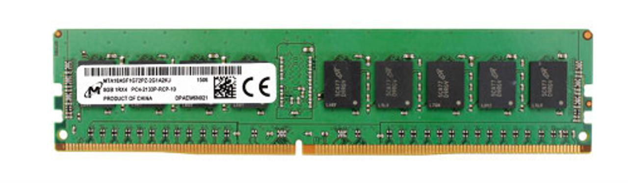 MTA18ASF1G72PZ-2G1A2KJ | Micron | 8GB PC4-17000 DDR4-2133MHz Registered ECC CL15 288-Pin DIMM 1.2V Single Rank Memory Module