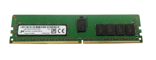 MTA18ASF1G72PDZ-2G3A2 | Micron | 8GB PC4-19200 DDR4-2400MHz Registered ECC CL17 288-Pin DIMM 1.2V Dual Rank Memory Module