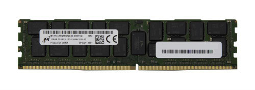 MTA144ASQ16G72LSZ-2S6E1Q1 | Micron | 128GB PC4-21300 DDR4-2666MHz Registered ECC CL19 288-Pin Load Reduced DIMM 1.2V Octal Rank Memory Module