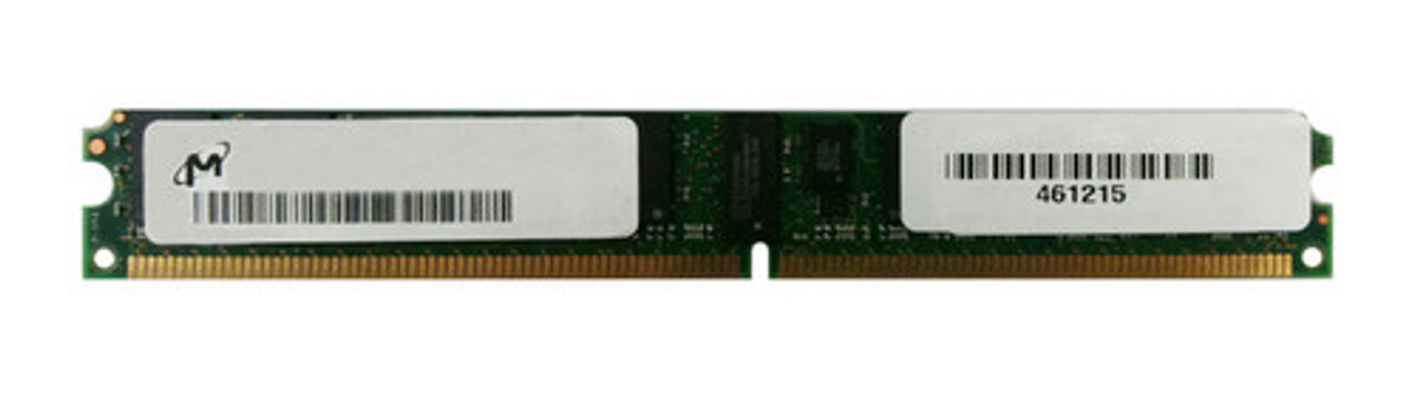MT9HVF6472PZ-667G1 | Micron | 512MB PC2-5300 DDR2-667MHz ECC Registered CL5 240-Pin DIMM Very Low Profile (VLP) Single Rank Memory Module