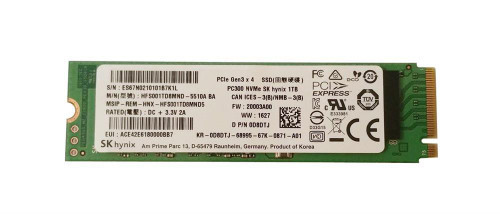 HFS001TD8MND5-5510A | Hynix | PC300 1TB MLC PCI Express 3.0 x4 NVMe M.2 2280 Internal Solid State Drive (SSD)