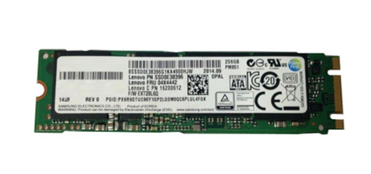 04X4442-NF | Lenovo | 256GB TLC SATA 6Gbps (Opal) M.2 2280 Internal Solid State Drive (SSD)