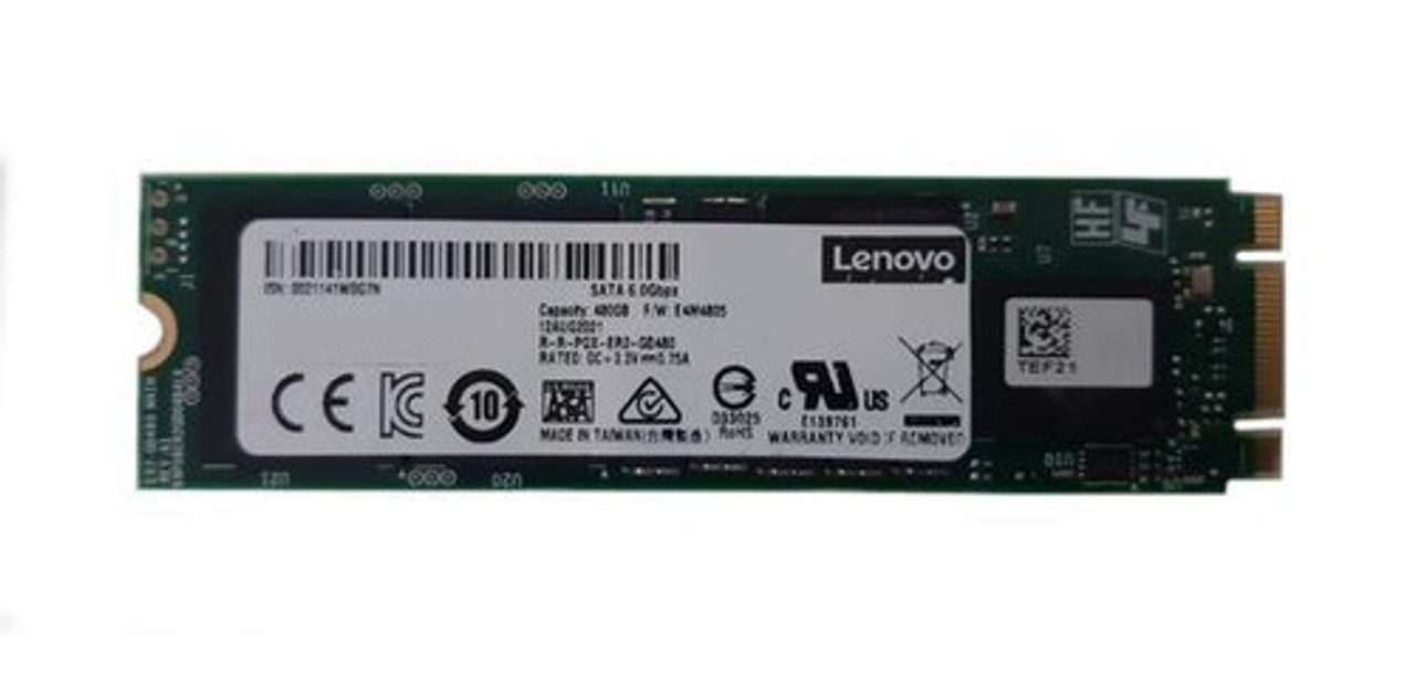 4XB7A64160 | Lenovo | 480GB SATA 6Gbps M.2 2280 Internal Solid State Drive (SSD)