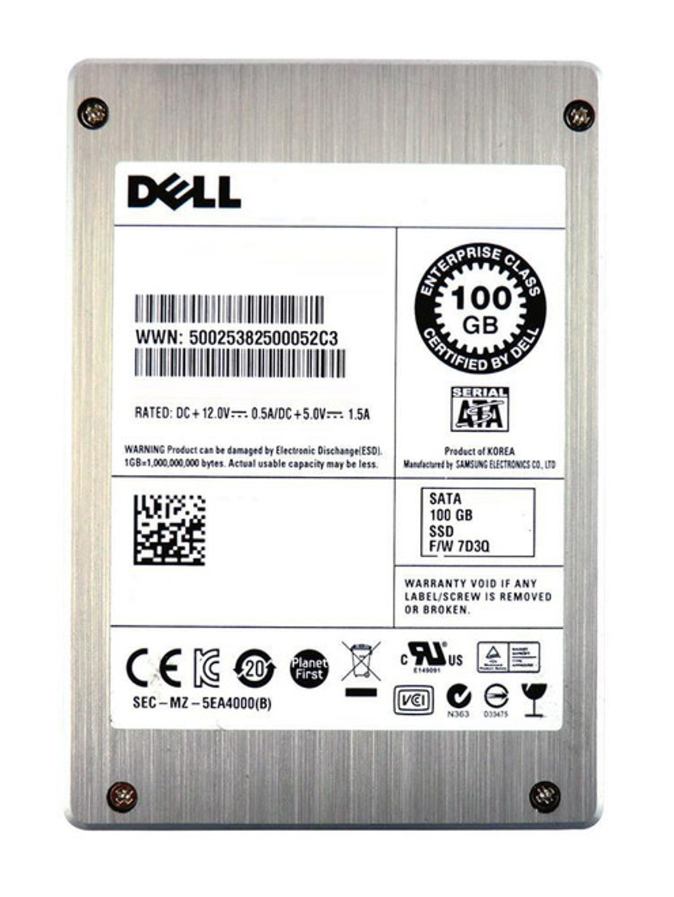 341-9355 | Dell | 100GB 2.5-inch Internal Solid State Drive (SSD)