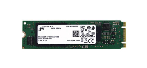 MTFDDAV512TDL-1AW1ZABHA | Micron | 1300 Series 512GB TLC SATA 6Gbps M.2 2280 Internal Solid State Drive (SSD)
