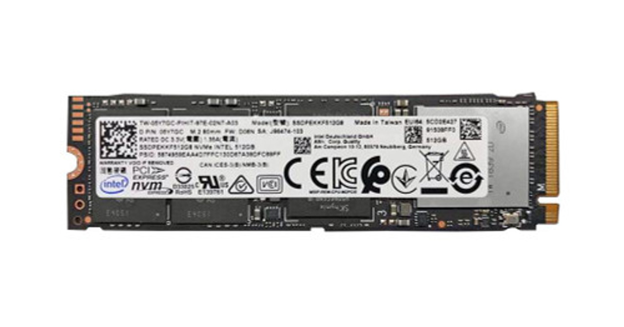 05Y7GC | Dell | 512GB TLC PCI Express 3.1 x4 NVMe M.2 2280 Internal Solid State Drive (SSD)