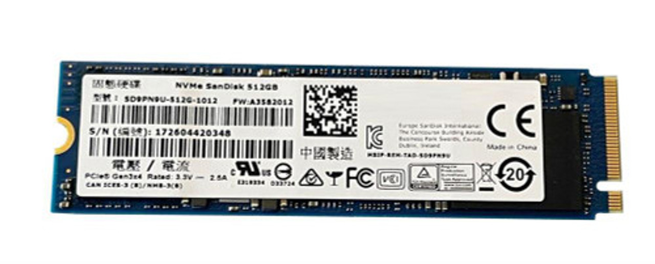 SD9PN9U-512G | SanDisk | A400 Series 512GB MLC PCI Express 3.0 x4 NVMe M.2 2280 Internal Solid State Drive (SSD) SD9PN9U-512G | SanDisk | A400 Series 512GB MLC PCI Express 3.0 x4 NVMe M.2 2280 Internal Solid State Drive (SSD)