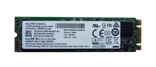 FVPC4 | Dell | 256GB MLC SATA 6Gbps M.2 2280 Internal Solid State Drive (SSD)