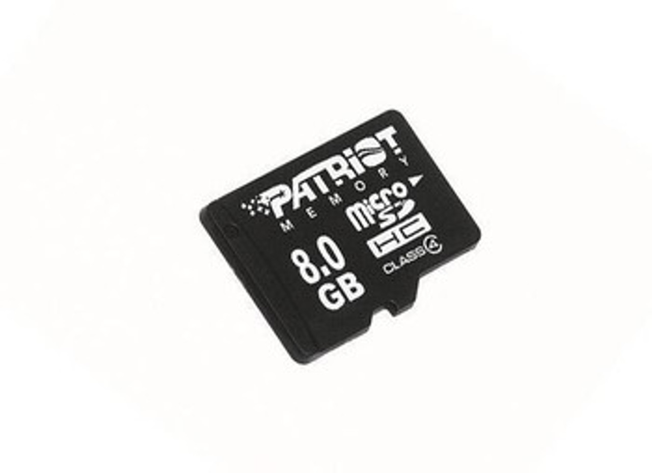 PSF8GMCSDHC43P | Patriot | 8GB Class 4 microSDHC Flash Memory Card PSF8GMCSDHC43P | Patriot | 8GB Class 4 microSDHC Flash Memory Card