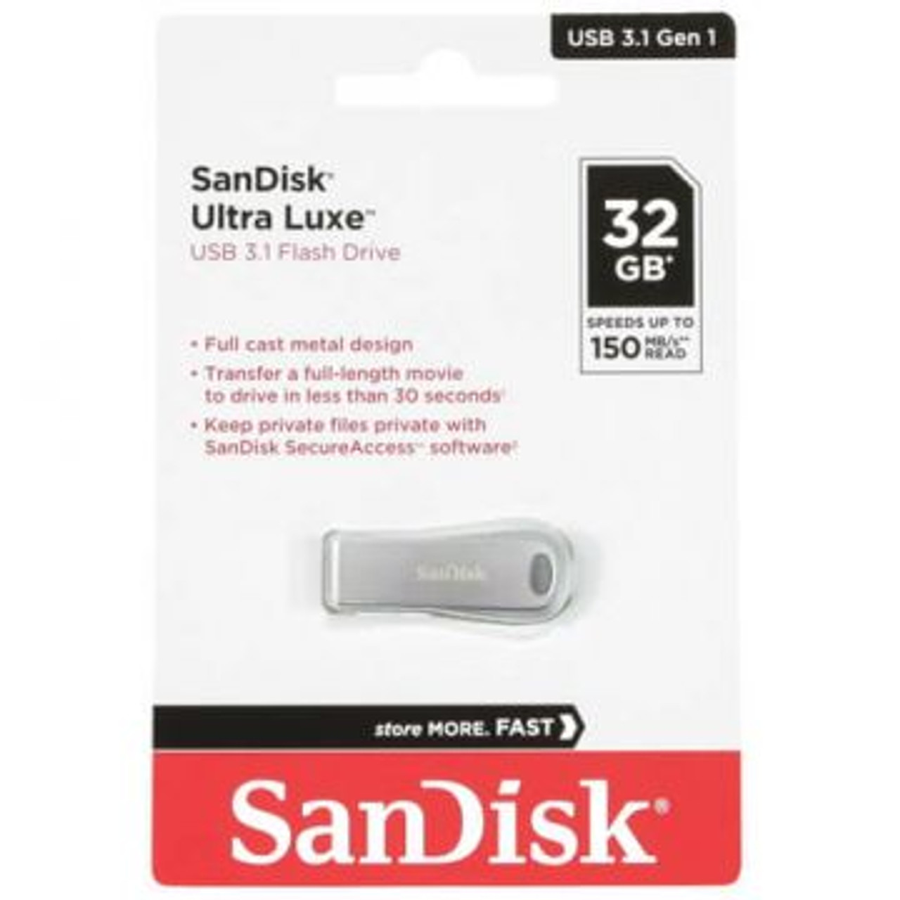 SDCZ74-032G-G46 | SanDisk | 32GB Ultra Luxe USB 3.1 Flash Drive