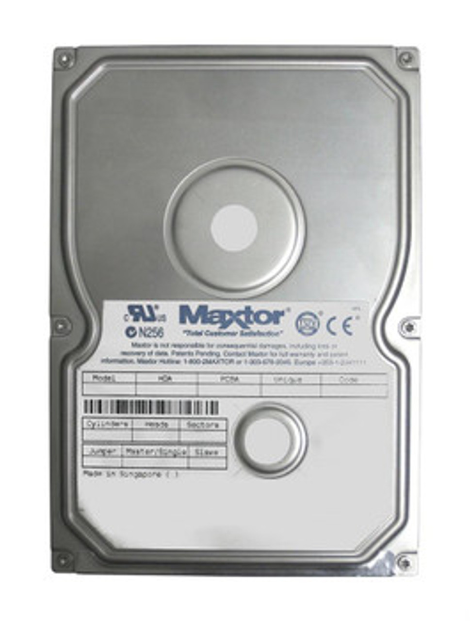 02049U6 | Maxtor | 20GB 7200RPM ATA 66 3.5 2MB Cache DiamondMax Plus Hard Drive"