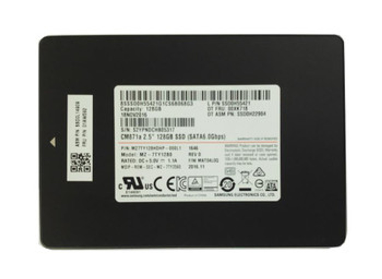 01AW592 | Lenovo | 128GB TLC SATA 6Gbps 2.5-inch Internal Solid State Drive (SSD)