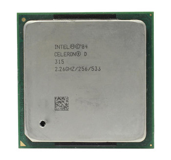 CEL2260D478 | Intel | Celeron D 315 2.26GHz 533MHz FSB 256KB L2 Cache Socket PPGA478 Desktop Processor