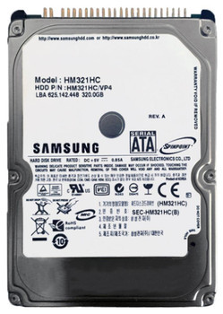 HM321HC | Samsung | 320GB 5400RPM ATA 100 2.5 8MB Cache Hard Drive"
