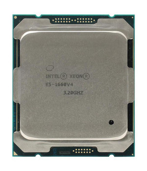 338-BKJP | Dell | Intel Xeon E5-1660 v4 3.2GHz. 20M Cache. Turbo. HT. 8C/16T (140W). (1P Config max).