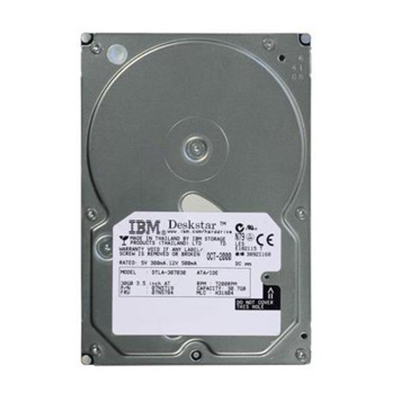 07N5719 | IBM | 30GB 7200RPM ATA 100 3.5 2MB Cache Deskstar Hard Drive"