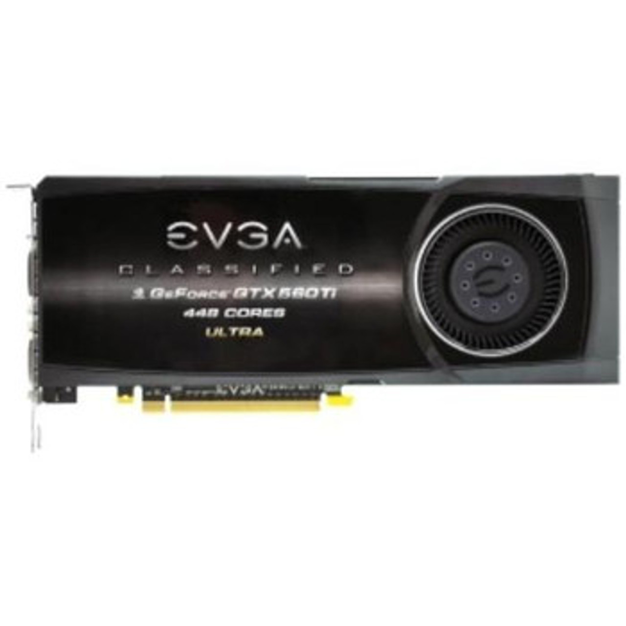 012-P3-2078-KR | EVGA | GeForce GTX 560 Ti 448 Cores Classified Ultra 1280MB GDDR5 320-Bit PCI Express 2.0 x16 Dual DVI/ HDMI/ HDCP Ready/ SLI Support Vid