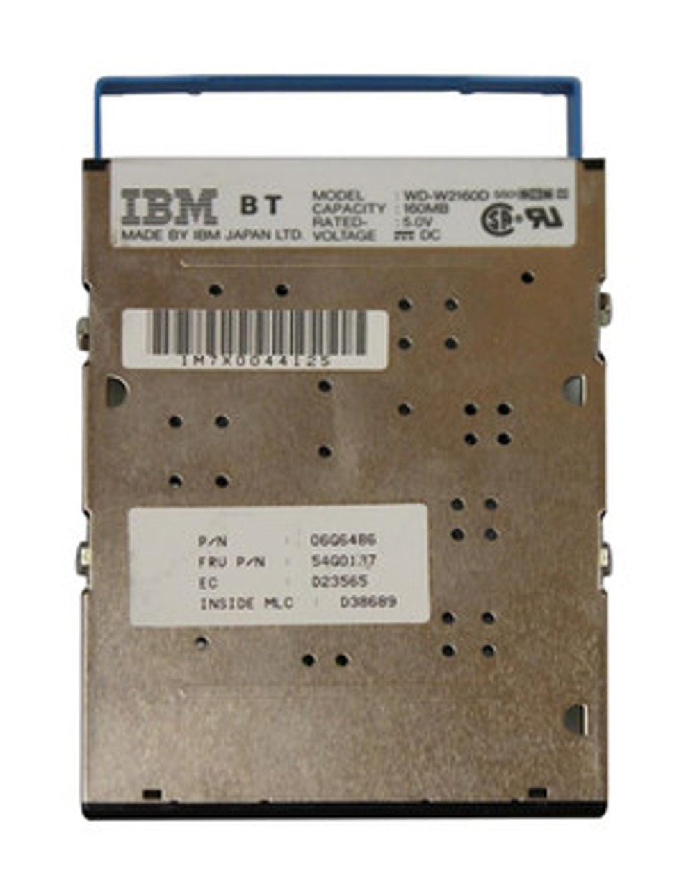 06G6486 | IBM | 160MB 3800RPM ATA/IDE 2.5-inch Internal Hard Drive