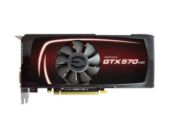 012-P3-1576-TR | EVGA | GeForce GTX 570 Superclocked 1280MB 320-bit GDDR5 PCI Express 2.0 x16 HDCP Ready SLI Support Video Graphics Card