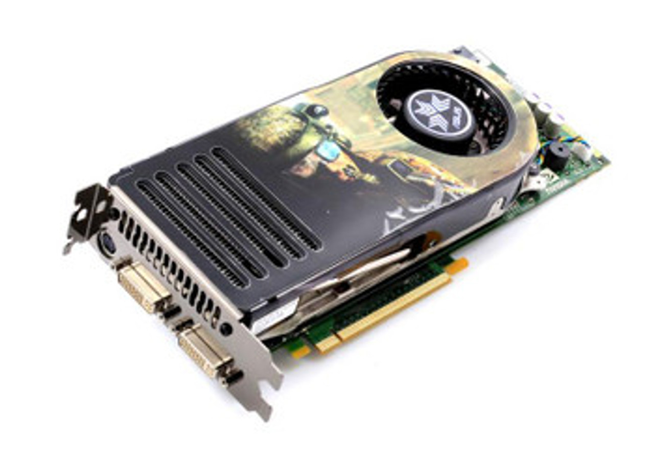 EN8800GTX/HTDP/768M | ASUS | Nvidia GeForce 8800 768MB DDR3 384-Bit D-Sub / TV-Out / HDCP Support PCI-Express x16 Video Graphics Card