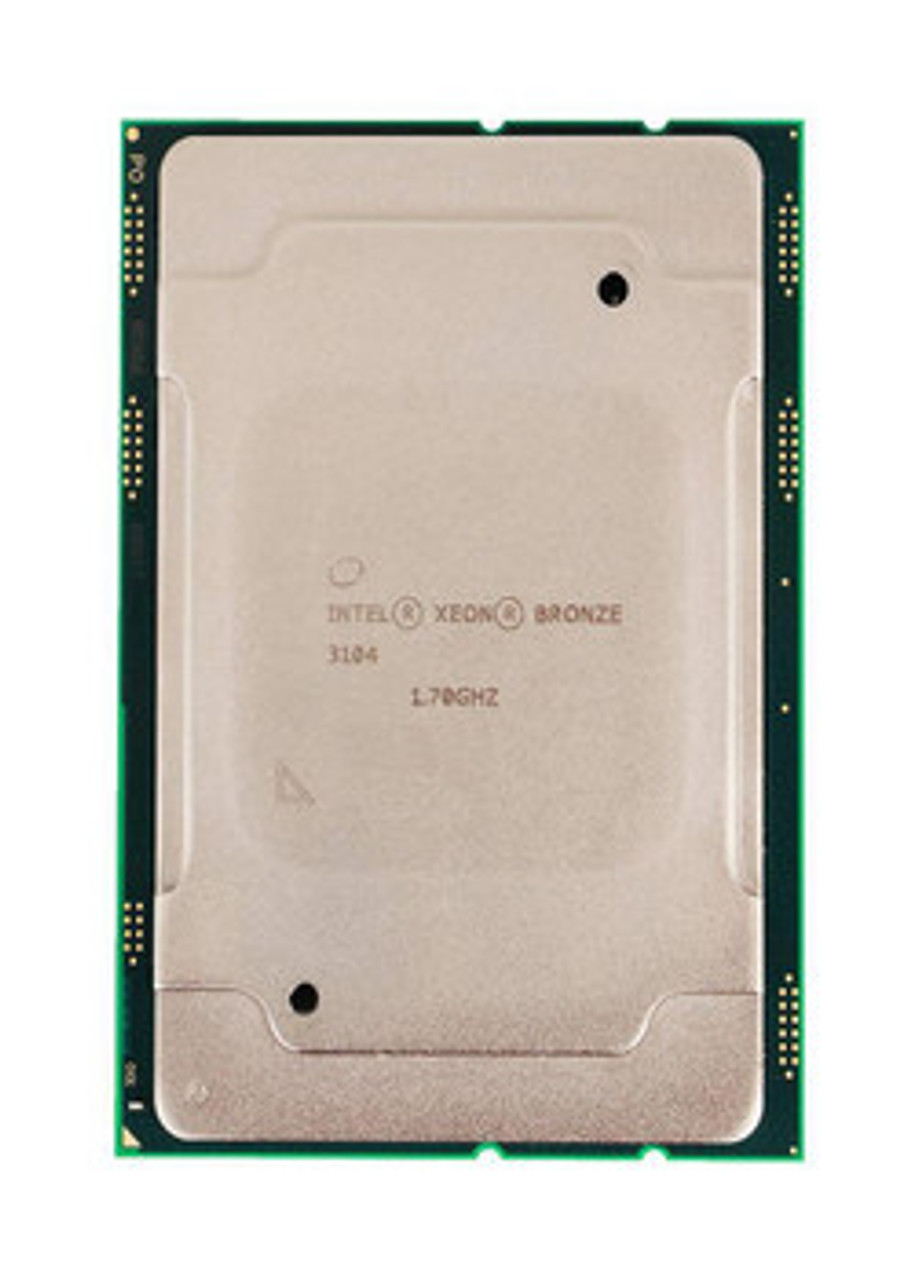 PR3104BN6C17-2 | EMC | Intel Xeon Bronze 3104 6-Core 1.70GHz 9.60GT/s UPI 8.25MB L3 Cache Socket LGA3647 Processor