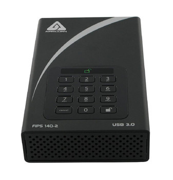 ADT-3PL256F-2000 | Apricorn | Aegis Padlock DT 2TB USB 3.0 (AES-256 FISP 140-2) 3.5-inch External Hard Drive