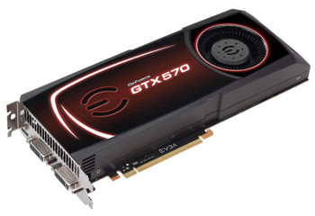012-P3-1571-LA | EVGA | GeForce GTX 570 HD 1280MB 320-bit GDDR5 PCI Express 2.0 x16 Dual DVI/ HDMI/ DisplayPort Video Graphics Card