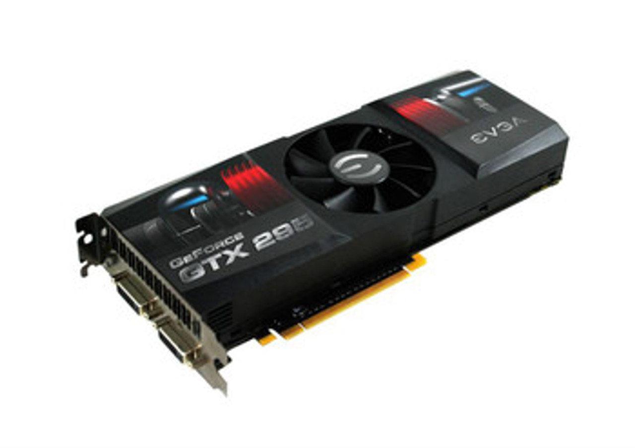 017-P3-1299-L1 | EVGA | GeForce GTX 295 Hydro Copper Edition 1792MB GDDR3 896-bit (2 x 448-bit) PCI Express 2.0 x16 HDCP Ready/ SLI Support Video Graphics