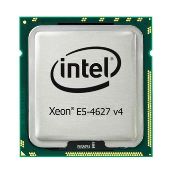 338-BJHS | Dell | Intel Xeon E5-4627 v4 2.6GHz.25M Cache.8.0GT/s QPI 10C/10T.No HT.Turbo (135W) Max Mem 2400MHz