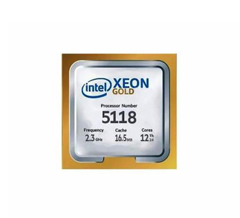 338-BMXV | Dell | Intel Xeon Gold 5118 2.3GHz. 3.2GHz Turbo. 12C. 10.4GT/s 2UPI. 16M Cache. HT (105W) DDR4-2400