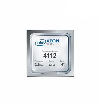 PR4112SV4C26-2 | EMC | HPE 2.60GHz 9.60GT/s UPI 8.25MB L3 Cache Socket LGA3647 Intel Xeon Silver 4112 Quad-Core Processor Upgrade