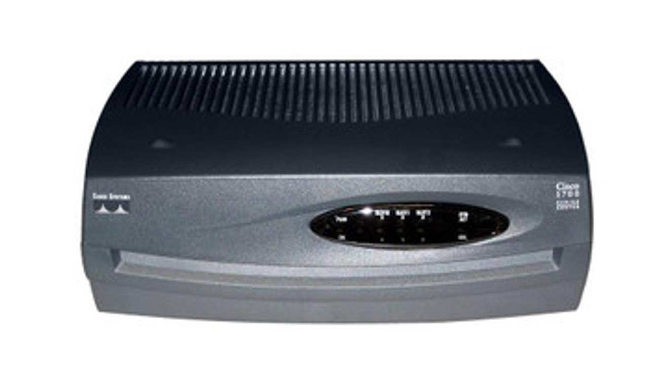 CISCO1750-ADSL-RF | Cisco | 1750 Modular ADSL Access Router 2 x VIC/WIC 1 x DIMM 1 x 10/100Base-TX LAN 1 x ADSL WAN