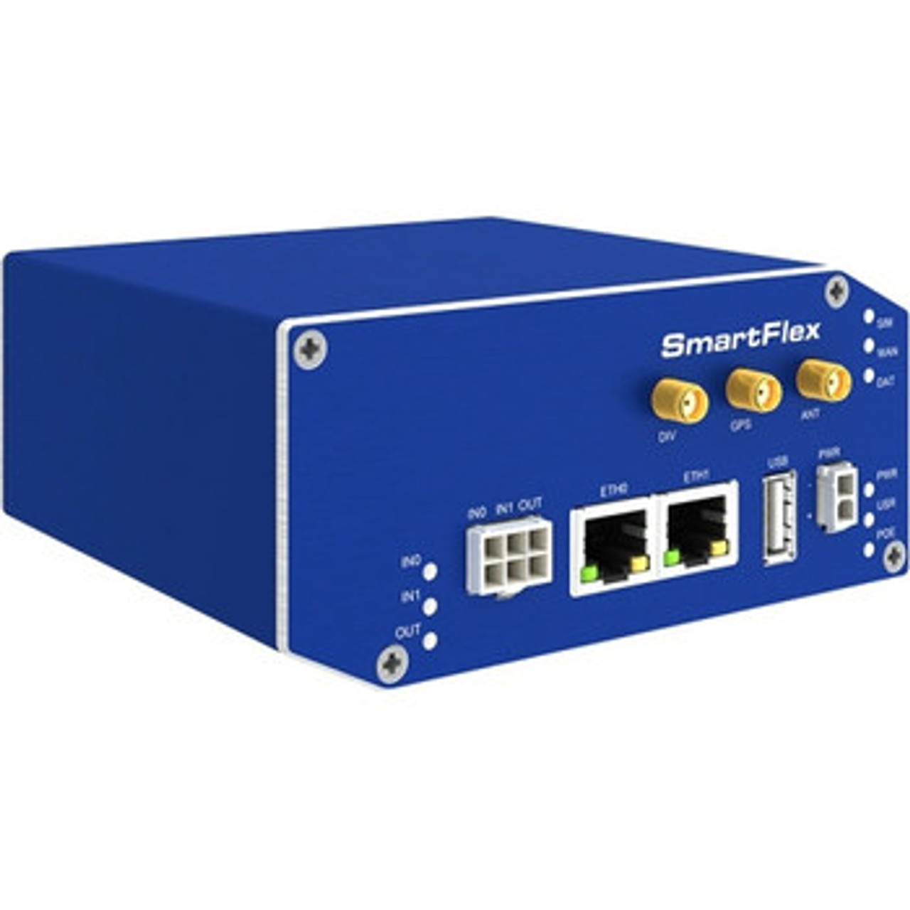 SR30509020 | B&B Electronics Mfg Co | SmartFlex SR305 Cellular Modem/Wireless Router 4G LTE 2 x Network Port USB Fast Ethernet VPN Supported Rail-mountable Desktop (Refurbi