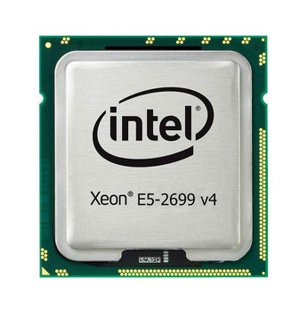 338-BJID | Dell | Intel Xeon E5-2699 v4 2.2GHz.55M Cache.9.60GT/s QPI.Turbo.HT.22C/44T (145W) Max Mem 2400MHz.