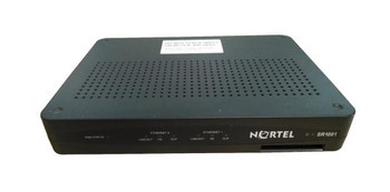 SR2101C001E5 | Nortel | Secure Router 1001 1-Port Active T1/E1 2 x 10/100 Ethernet Ports 16MB Flash 128MB SDRAM AC Power Supply