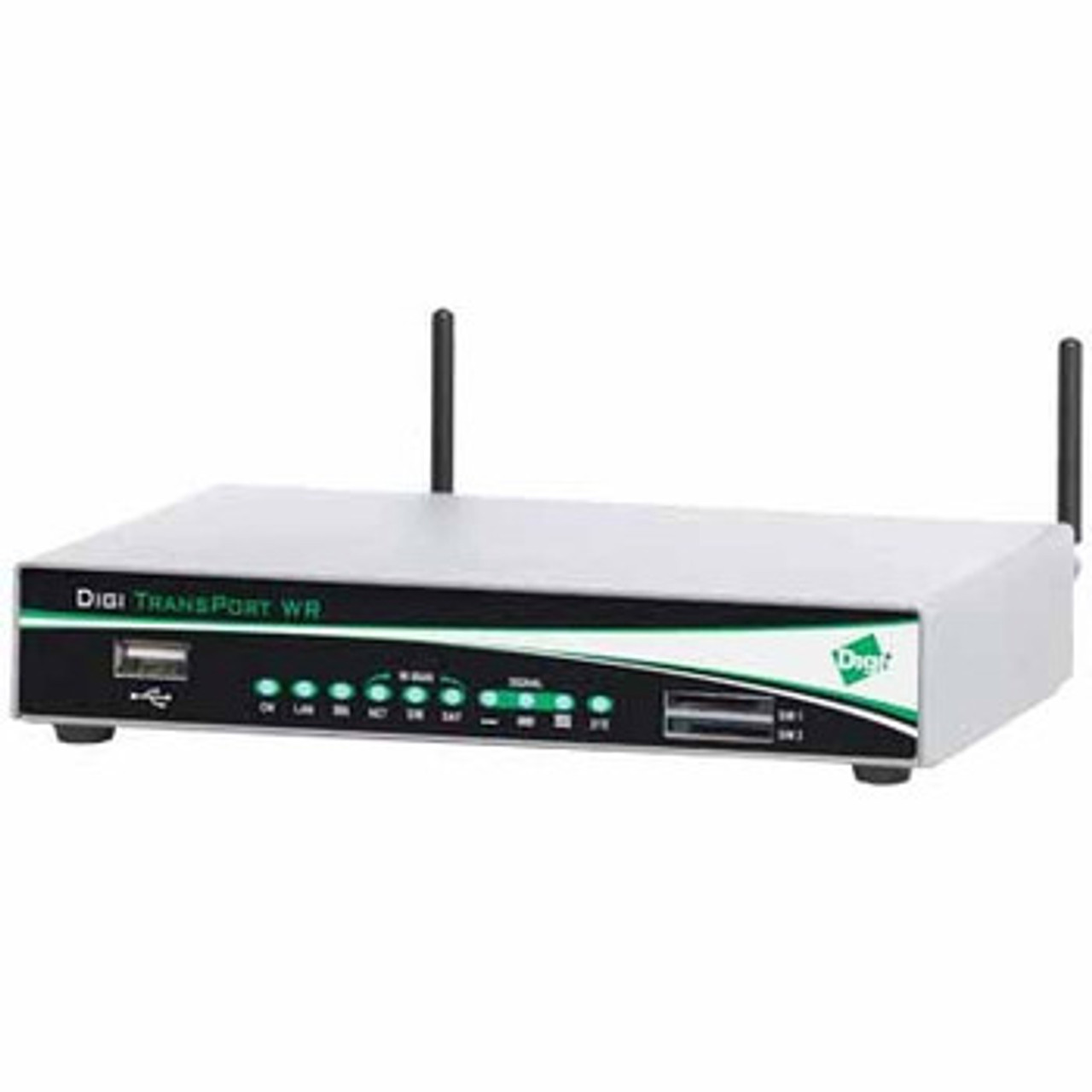 WR41-H2T1-DA1-SN | Digi | TransPort WR41 Wireless Router 3 x Antenna 1 x Network Port USB Desktop Wall Mountable Rack-mountable Rail-mountable (Refurbi WR41-H2T1-DA1-SN | Digi | TransPort WR41 Wireless Router 3 x Antenna 1 x Network Port USB Desktop Wall Mountable Rack-mountable Rail-mountable (Refurbi