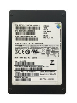 108-00372+F2 | NetApp | 1.6TB SAS 12GB S 2.5 SSD For Ds224X Fas2552 2240 2