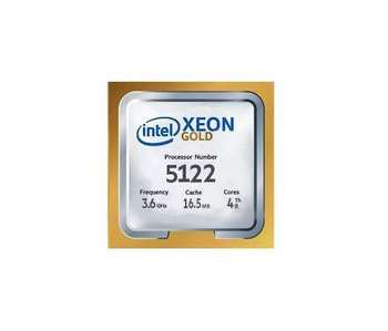 UCS-CPU-5122C | Cisco | Dell 3.60GHz 10.40GT/s UPI 16.5MB L3 Cache Socket LGA3647 Intel Xeon Gold 5122 Quad-Core Processor Upgrade