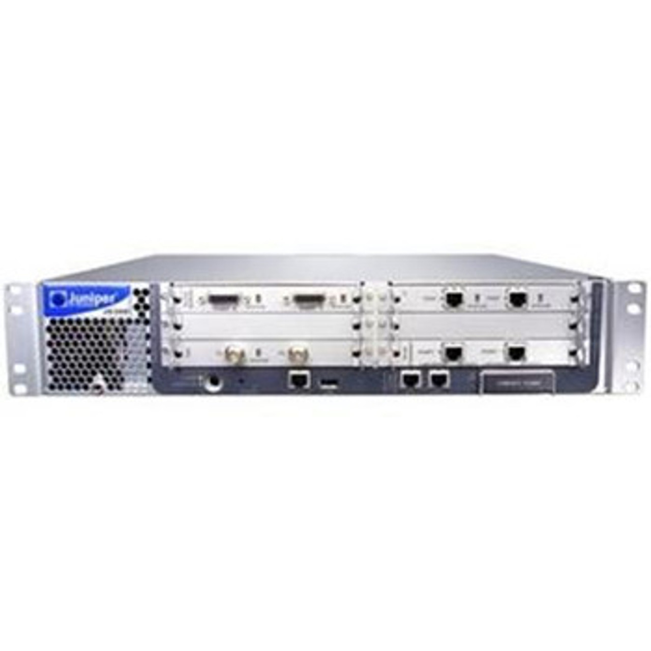 J6300-2FEL-S-1AC-AU | Juniper Networks | J6300 Service Router 1 x Expansion Slot 2 x 10/100Base-TX LAN 1 x USB