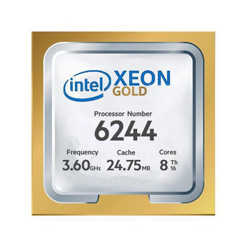 634-BUCU | Dell | 3.60GHz 25MB Cache Socket FCLGA3647 Intel Xeon Gold 6244 8-Core Processor Upgrade