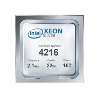 P16472-L21 | HPE | 2.10GHz 9.60GT/s UPI 22MB L3 Cache Socket LGA3647 Intel Xeon Silver 4216 16-Core Processor Upgrade for XL270d Gen10