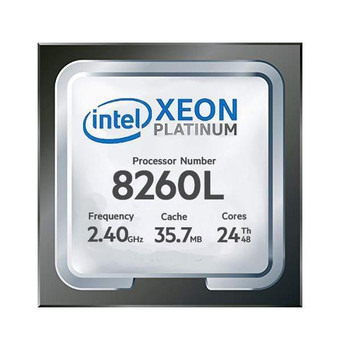 338-BSNS | Dell | 2.40GHz 36MB Cache Socket FCLGA3647 Intel Xeon Platinum 8260L 24-Core Processor Upgrade
