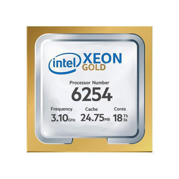 GOLD6254 | Intel | Xeon Gold 6254 18-Core 3.10GHz 25MB Cache Socket FCLGA3647 Processor